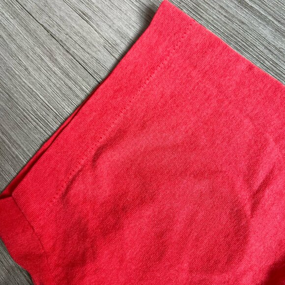 Vintage 90s Single Stitch Red Apple Teacher Novelty T-Shirt Screen Stars Size L - Picture 5 of 5